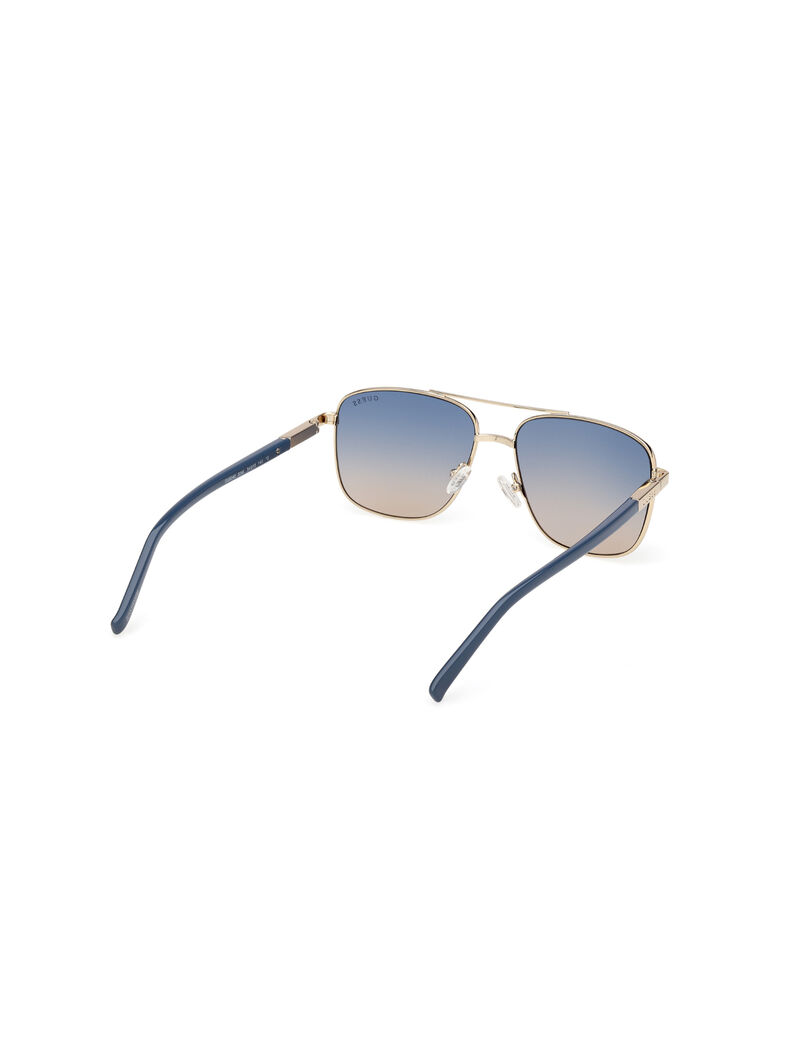 guess square metal sunglasses
