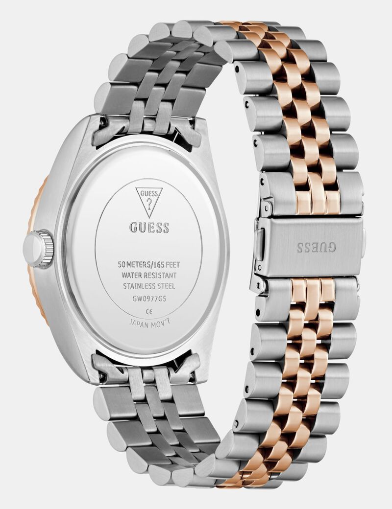 Mens 2-Tone Multi-function Date Watch