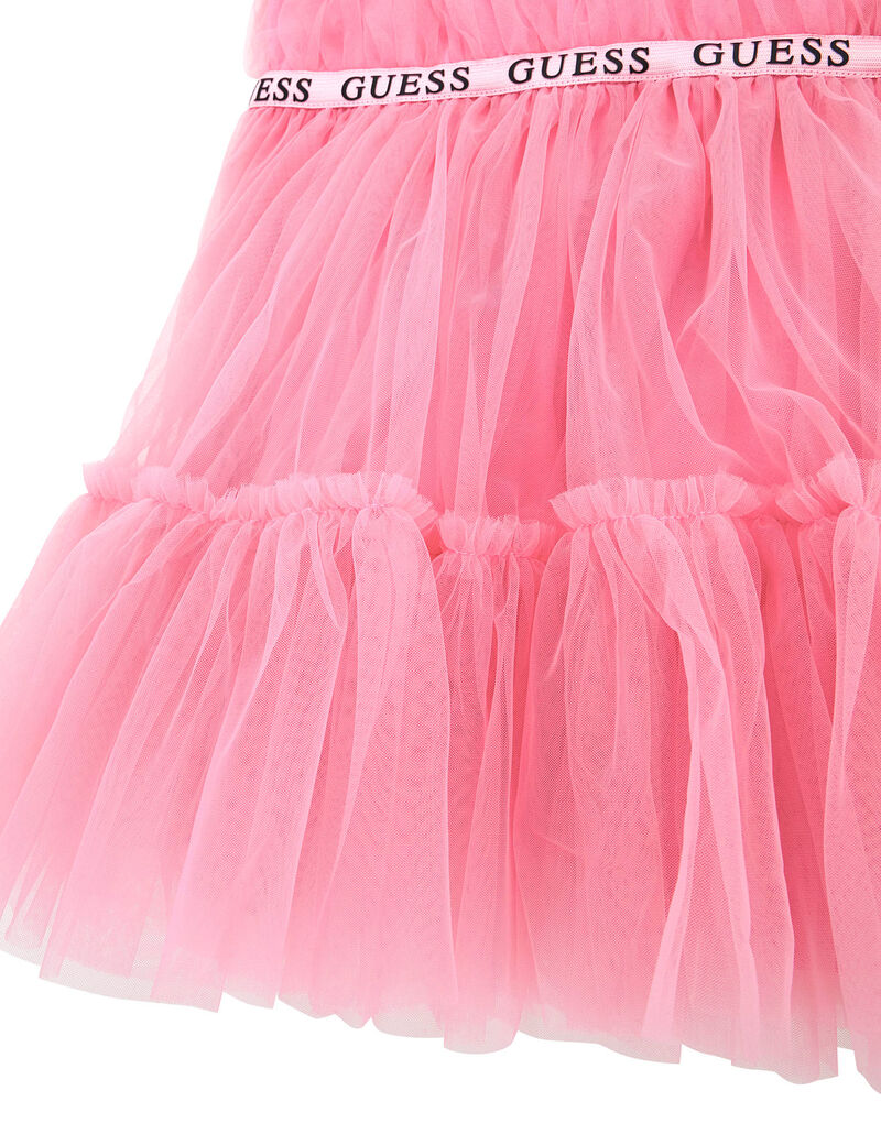 فستان بكشكشة شبكية مناسب وفستان مضيء