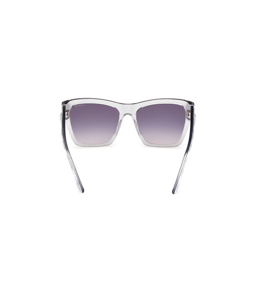 Square gradient grey smoke sunglasses