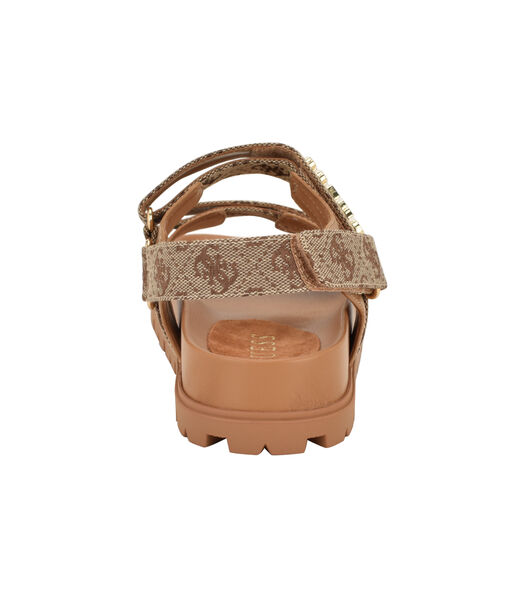 Florizy Embellished Sandal with a Hook and Loop Closure