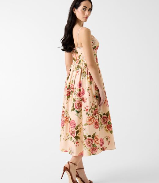 Floral print maxi dress