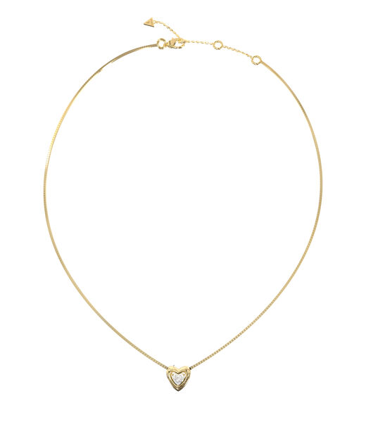 16-18" crystal heart necklace