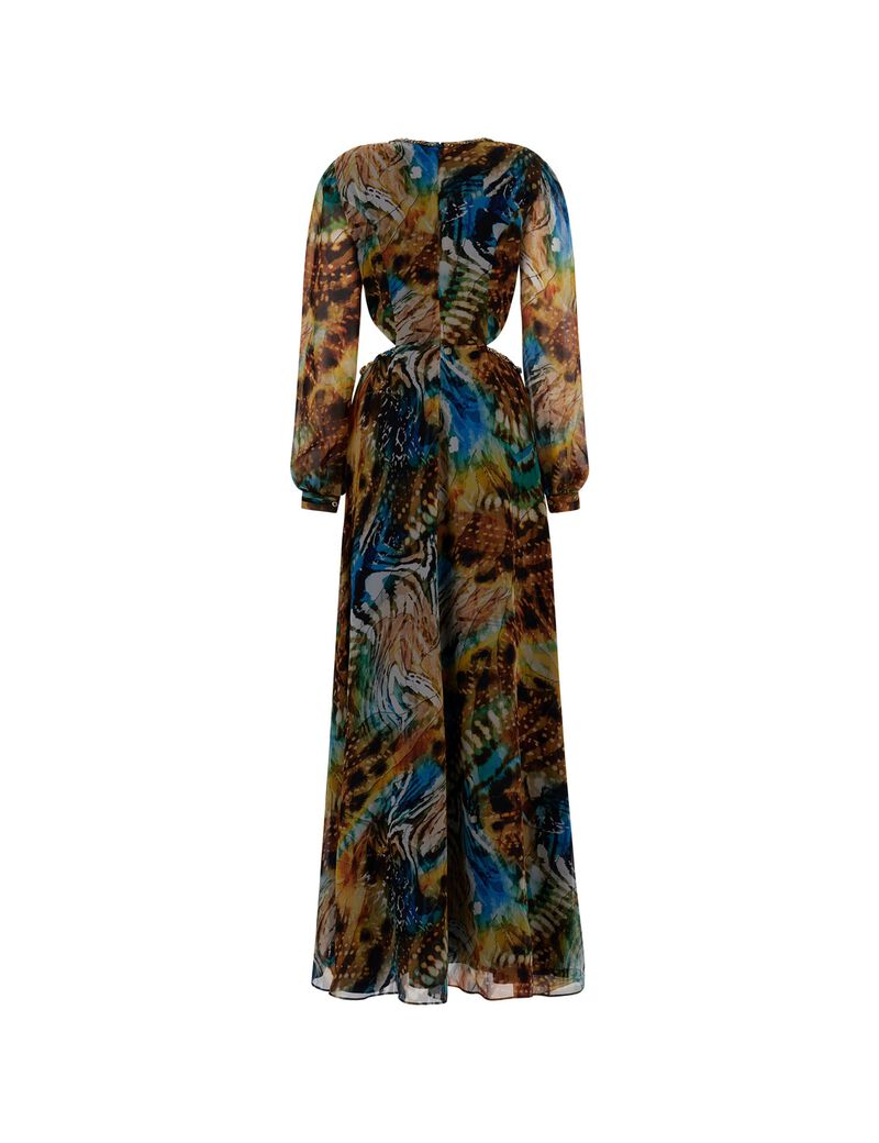 Marciano All Over Print Long Dress