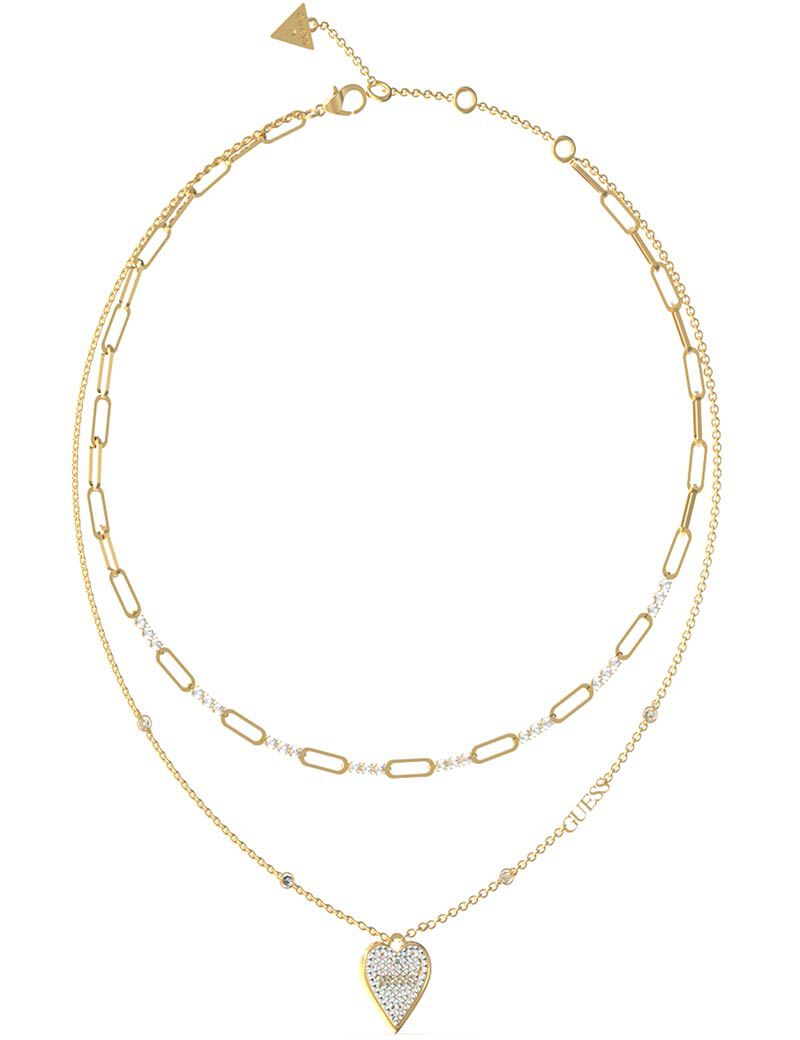 Guess gold chain necklace top