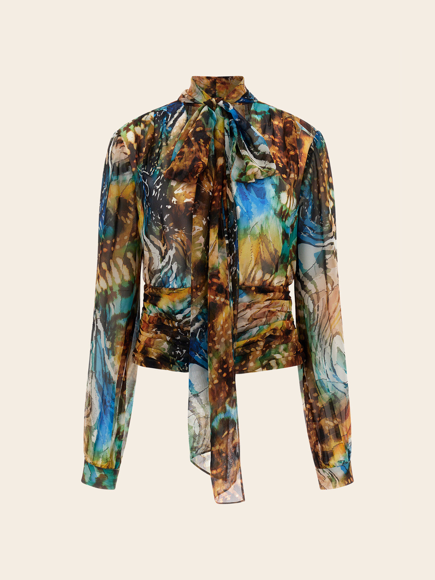 BEAUTY&YOUTH UNITED ARROWS - RANDEBOO pleats cape shirts