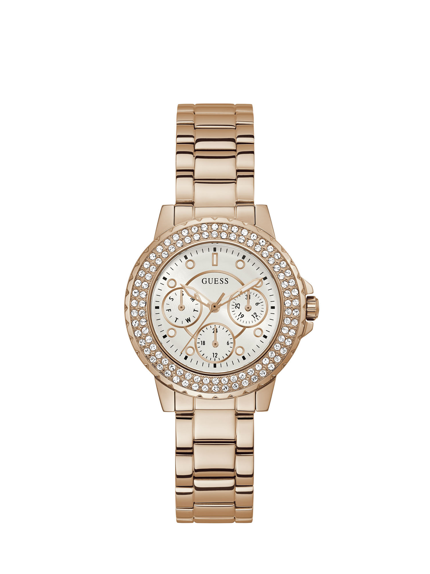 Rose gold best sale guess watch