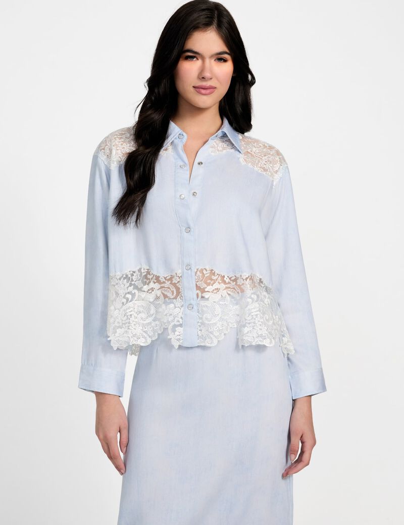 قميص جينز من الليوسيل