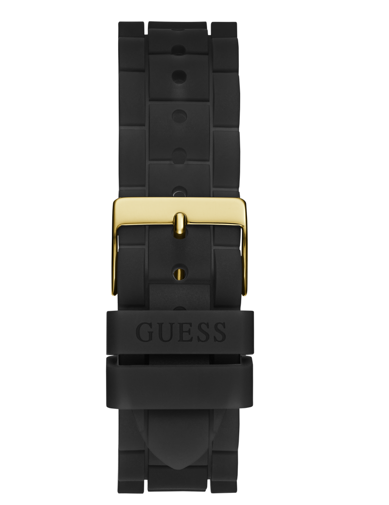 Ladies Black Gold Tone Multi-function Watch