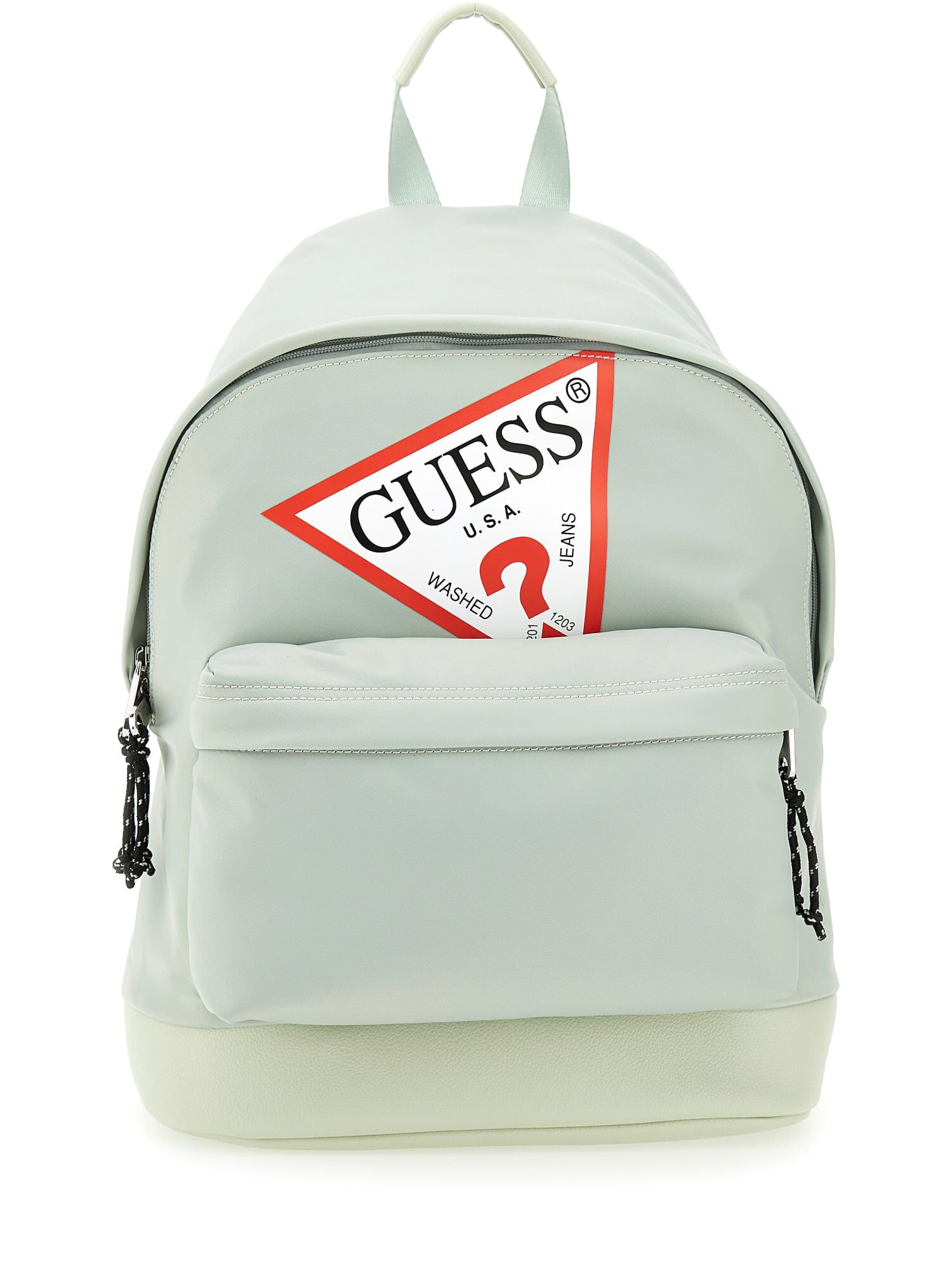 Backpack with triangle logo cheap