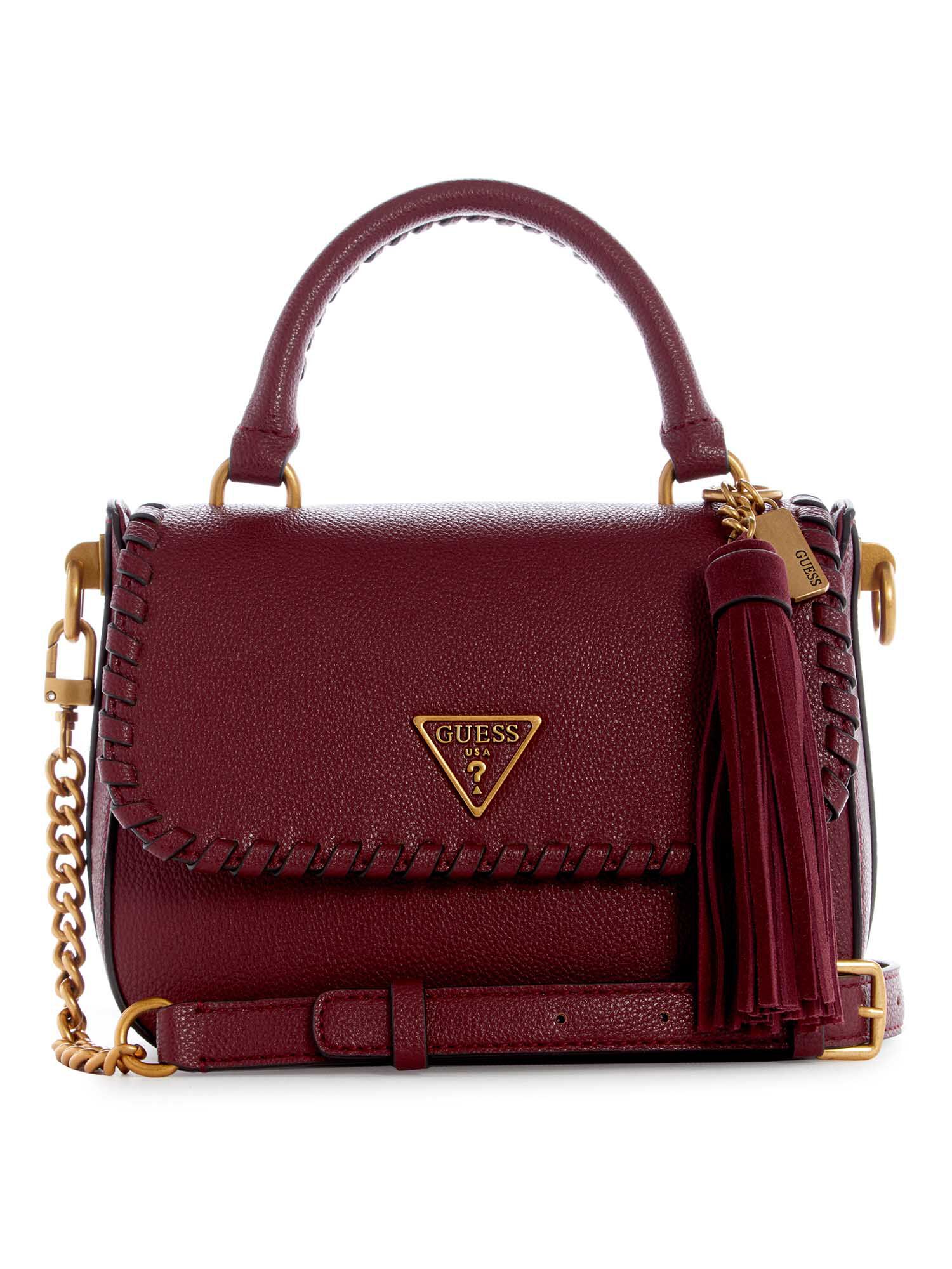 Guess maroon bag hotsell