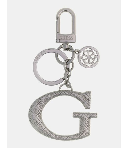 guess logo keychain