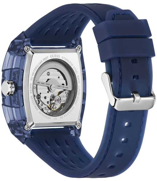 Mens Blue Rectangle  Watch