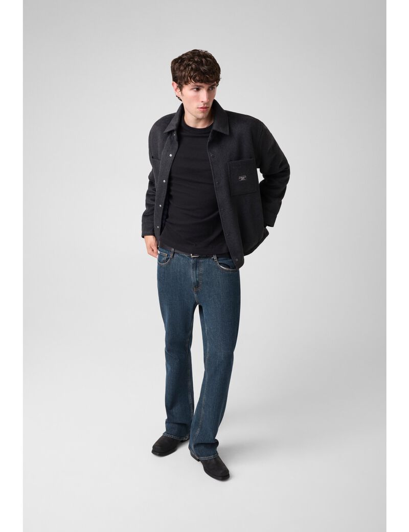 جيس padded wool jacket