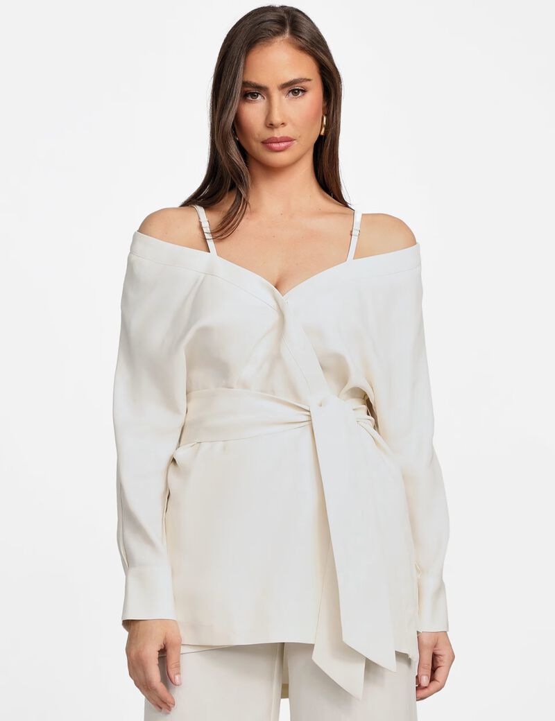 guess marciano kimono shirt