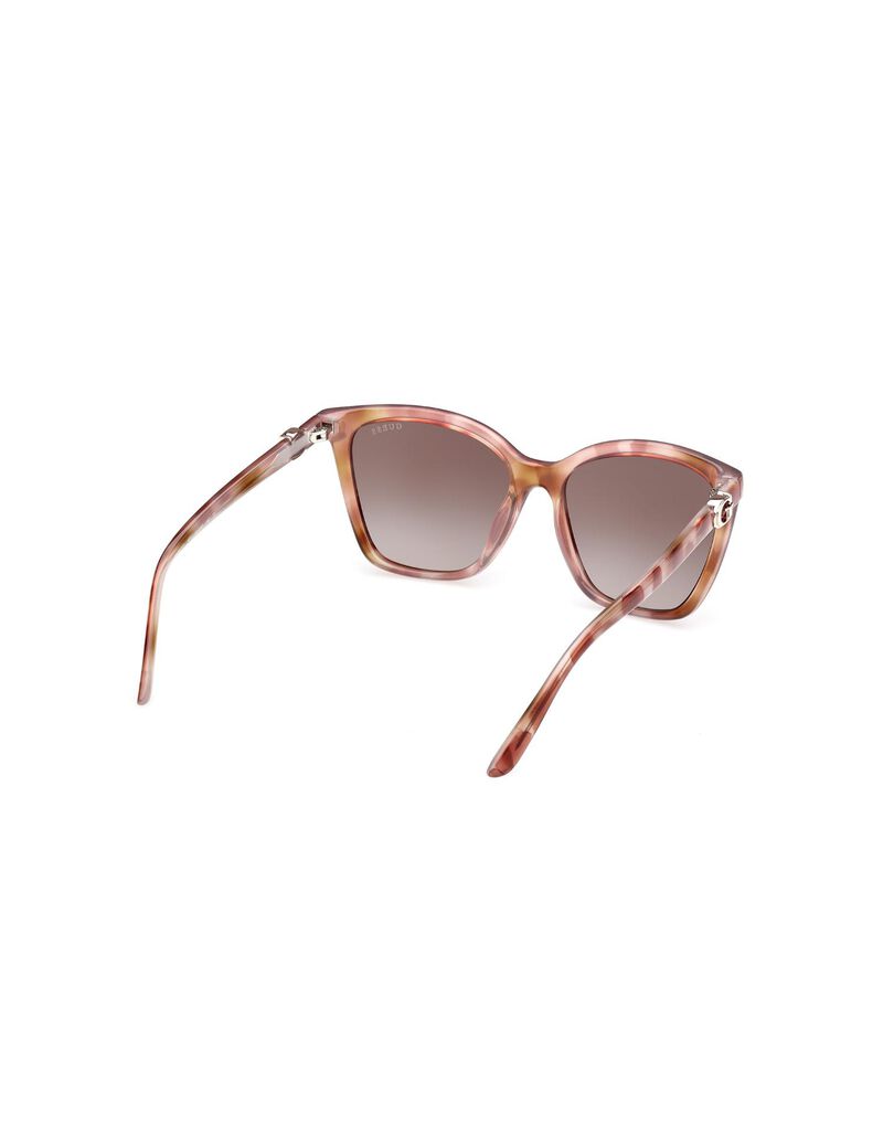 Square gradient brown smoke sunglasses