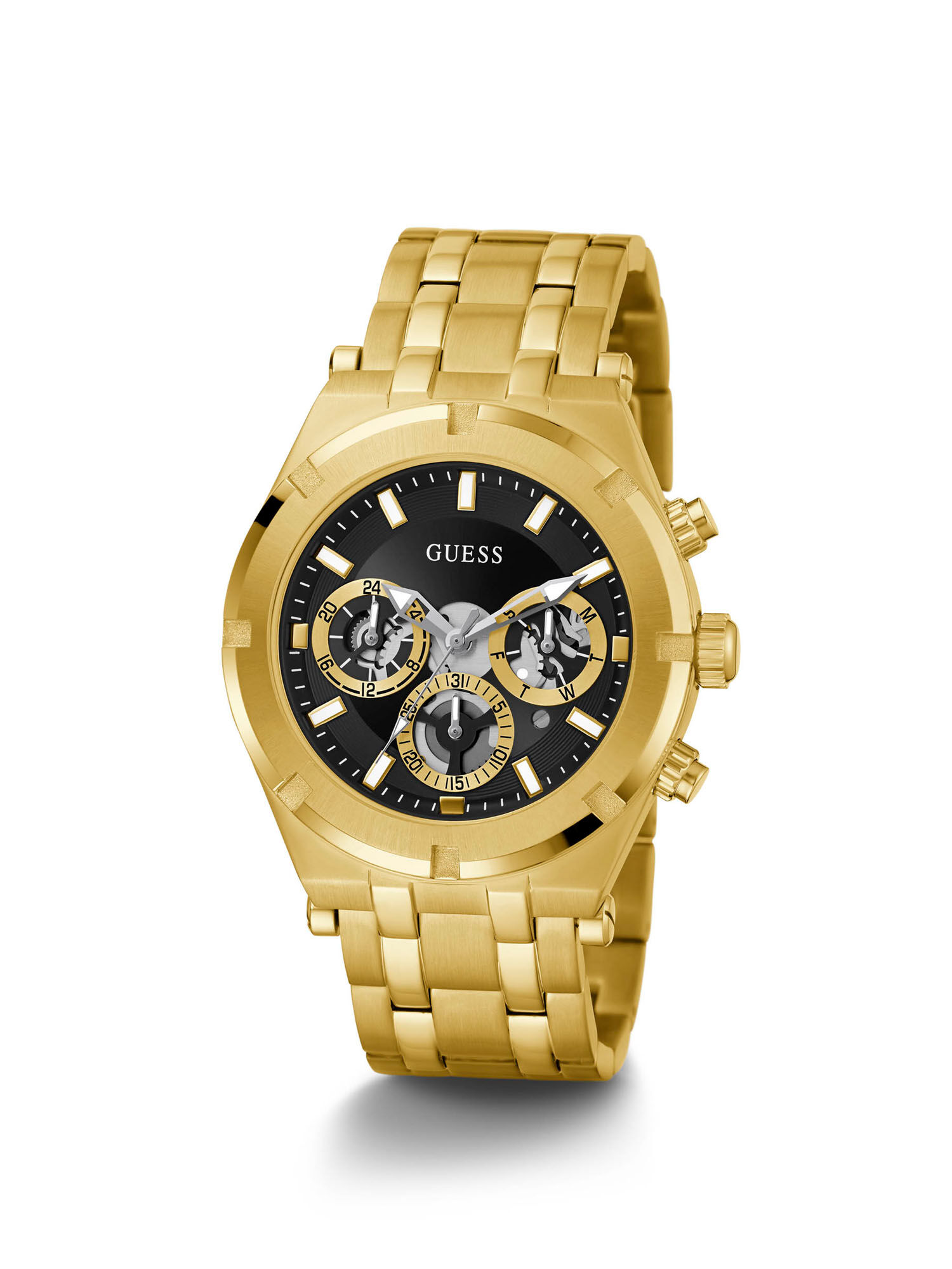 Guess gold watch mens cheap