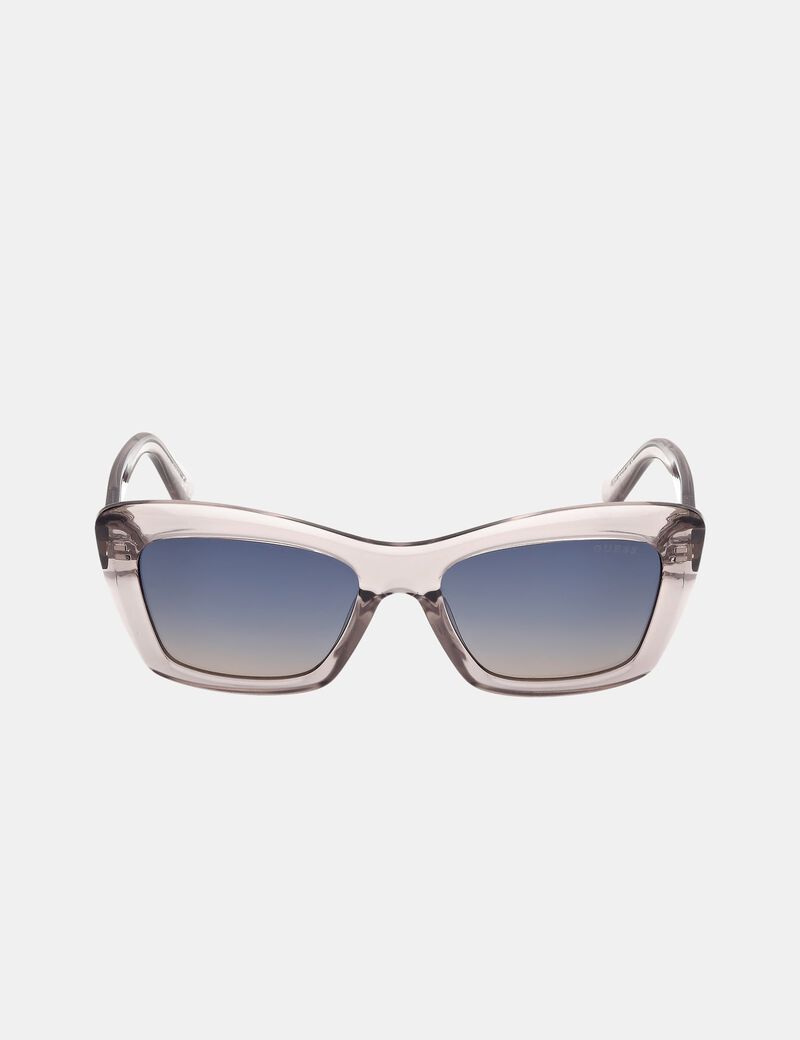 guess plastic rectangular sunglasses