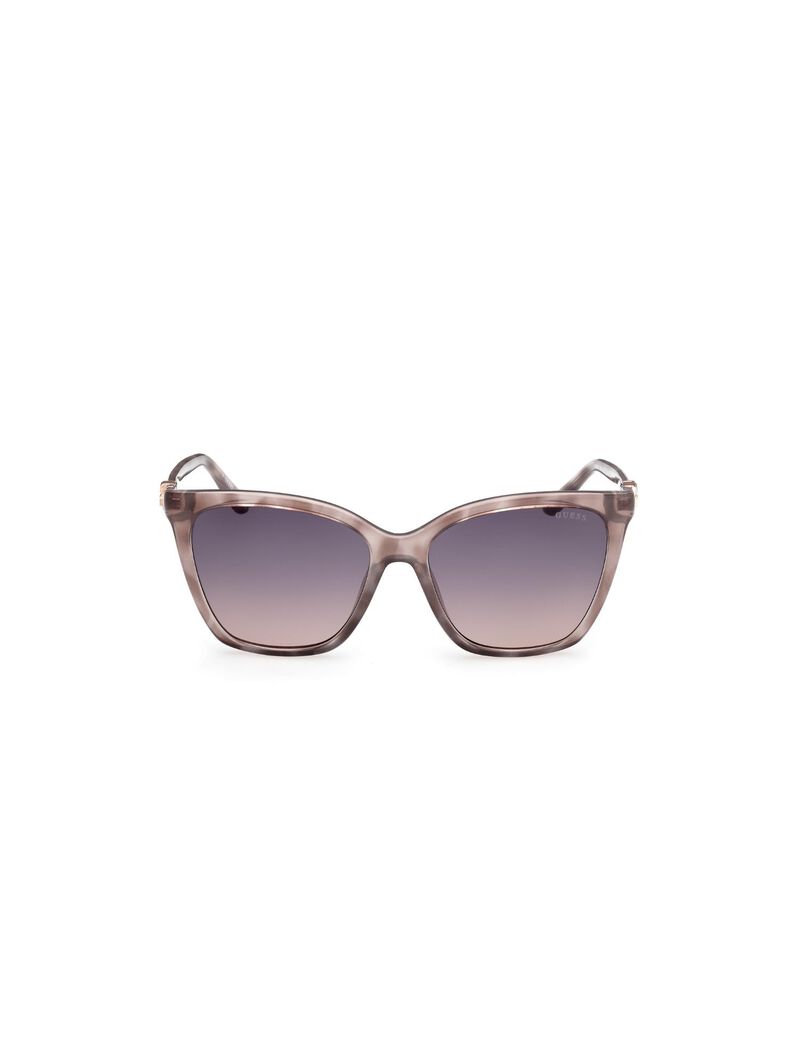 Square gradient grey smoke sunglasses