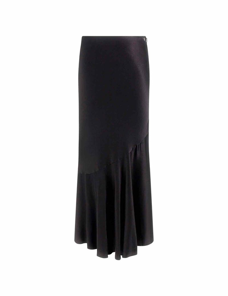 Shop GUESS Online Satin Flare Skirt