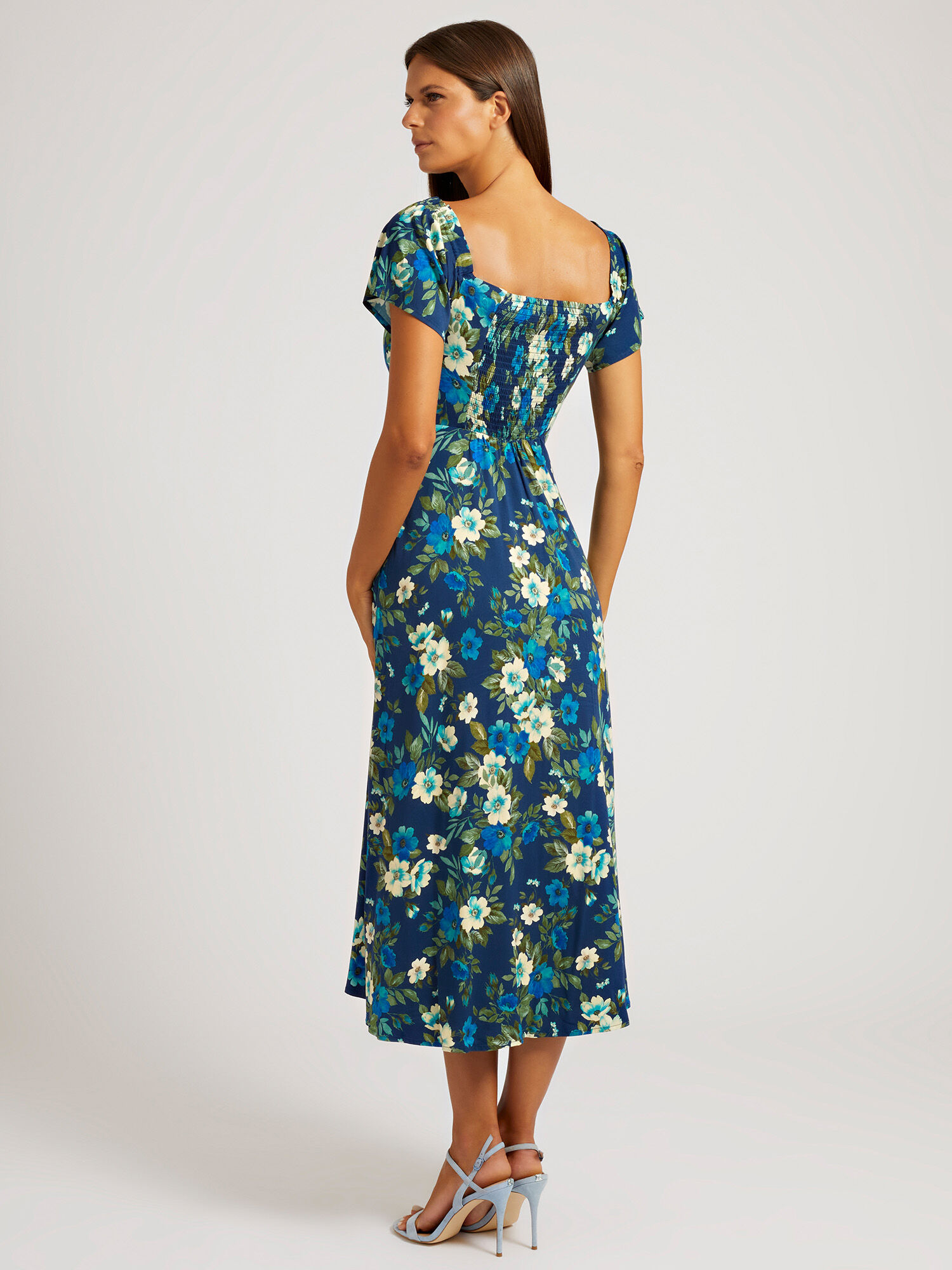 Guess floral maxi dress shop
