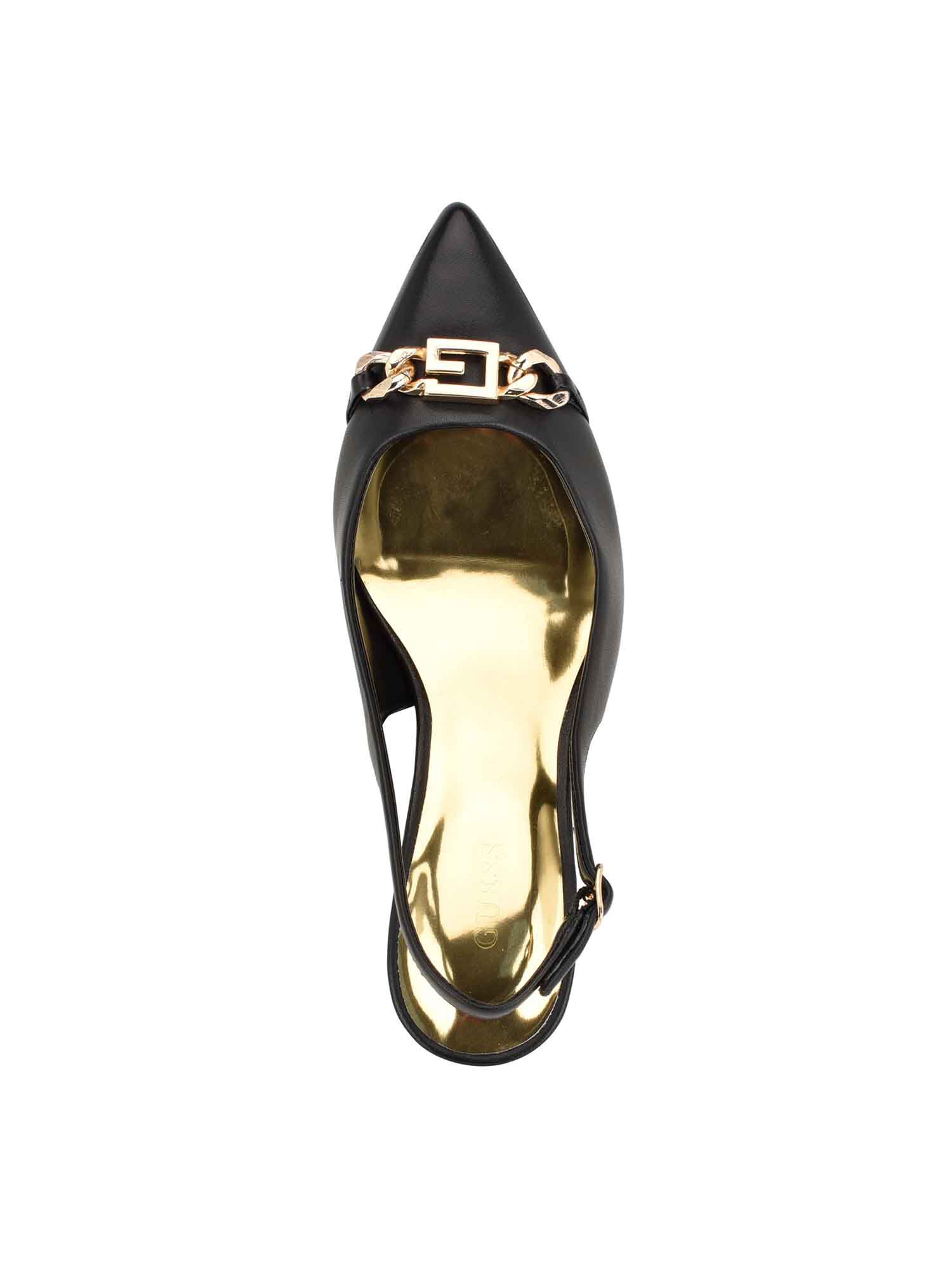 Guess black sandal heels online