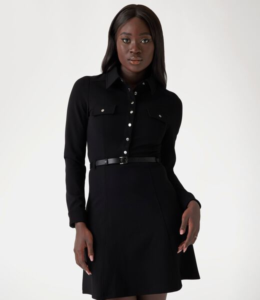 فستان قميص قصير واسع