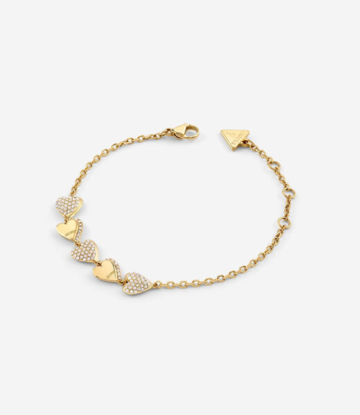 8mm multi hearts pave bracelet