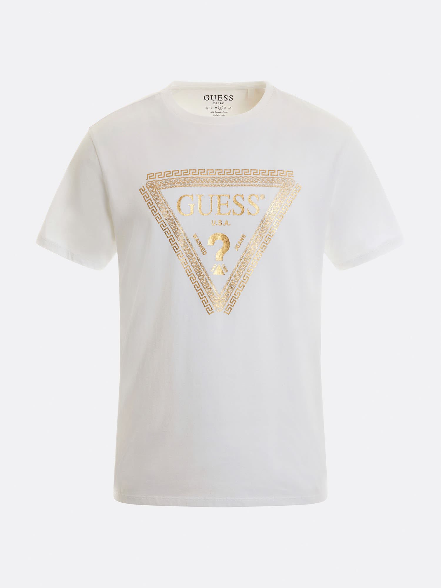 Guess t deals shirt gold