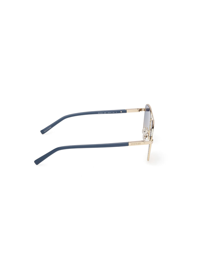 guess square metal sunglasses