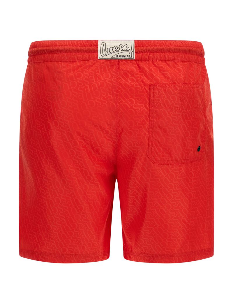 Embossed logo swimtrunk