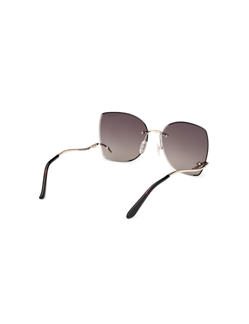 guess raelynn square rimless sunglasses