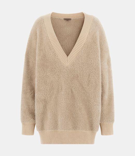 Oversized fuzzy sweater