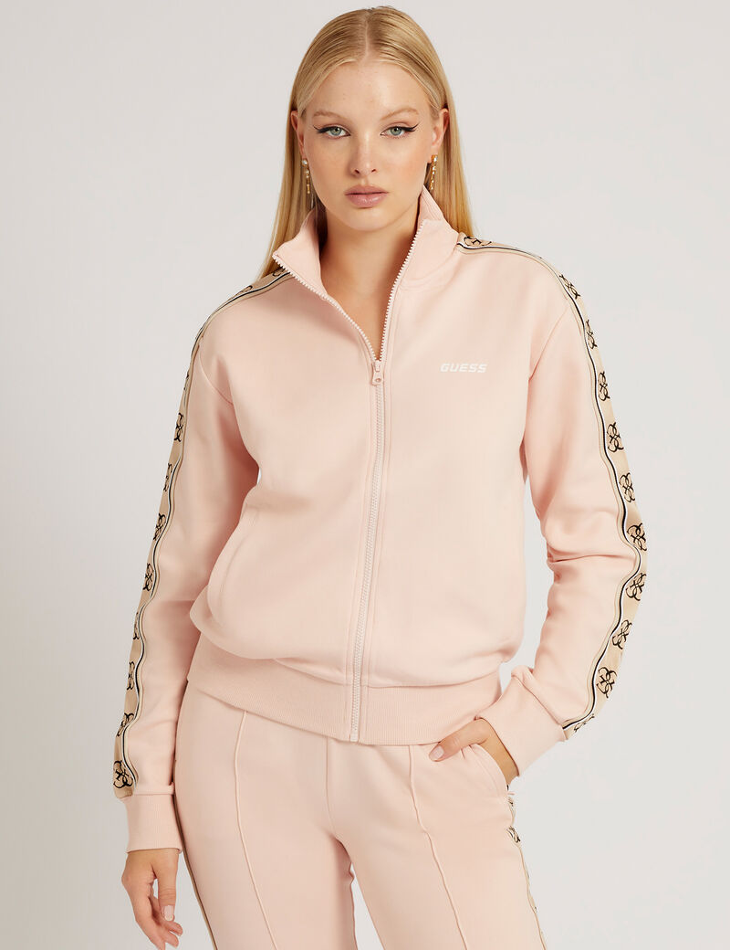 سويتشيرت مع شريط بشعار العلامة