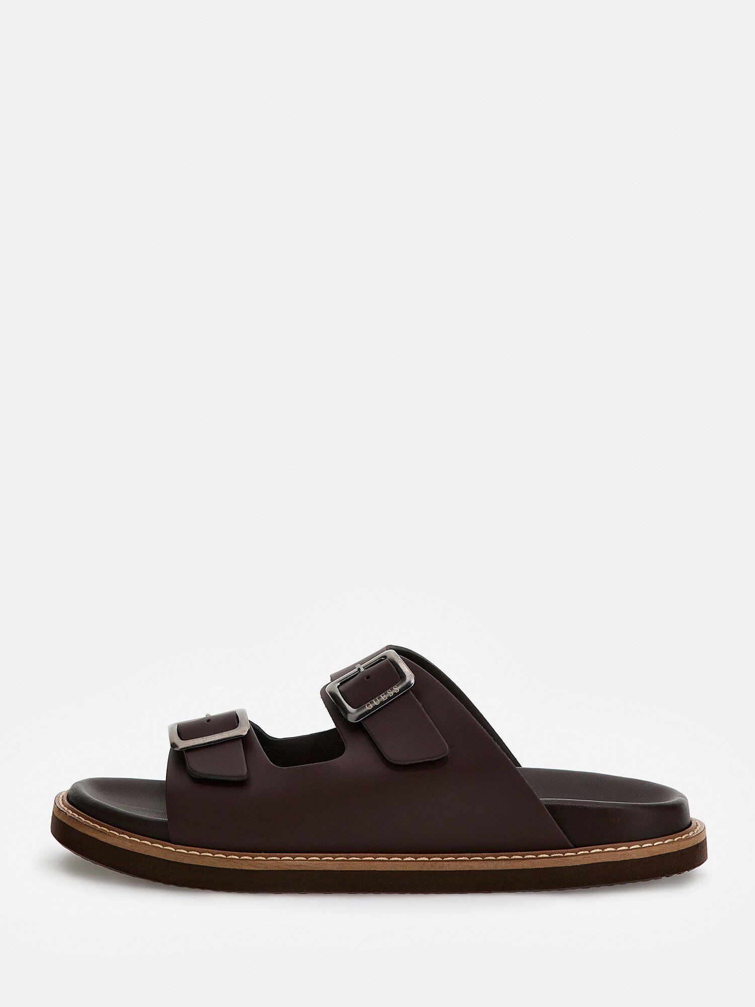 Guess men's top leather sandals