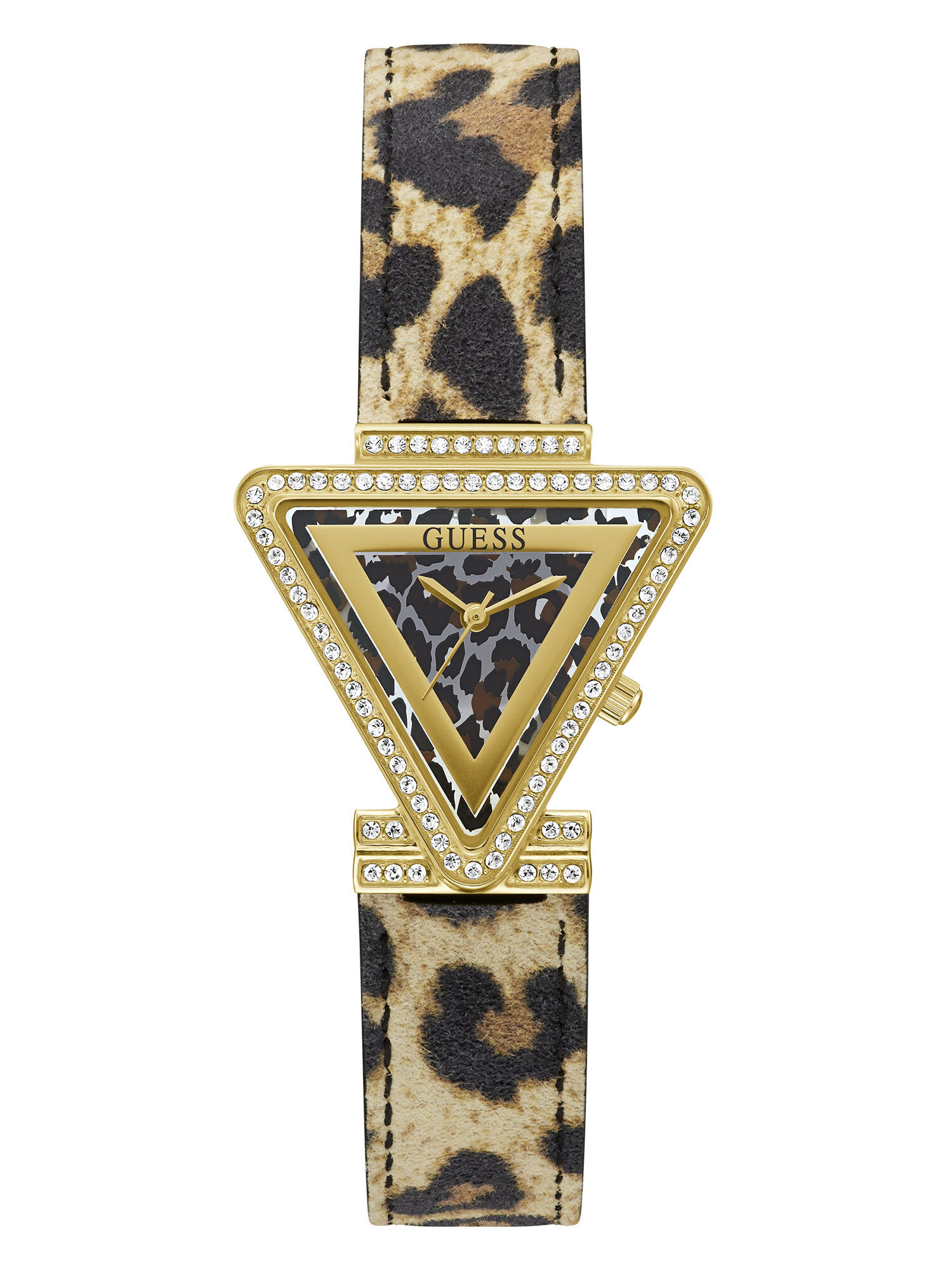 Guess tiger print watch top