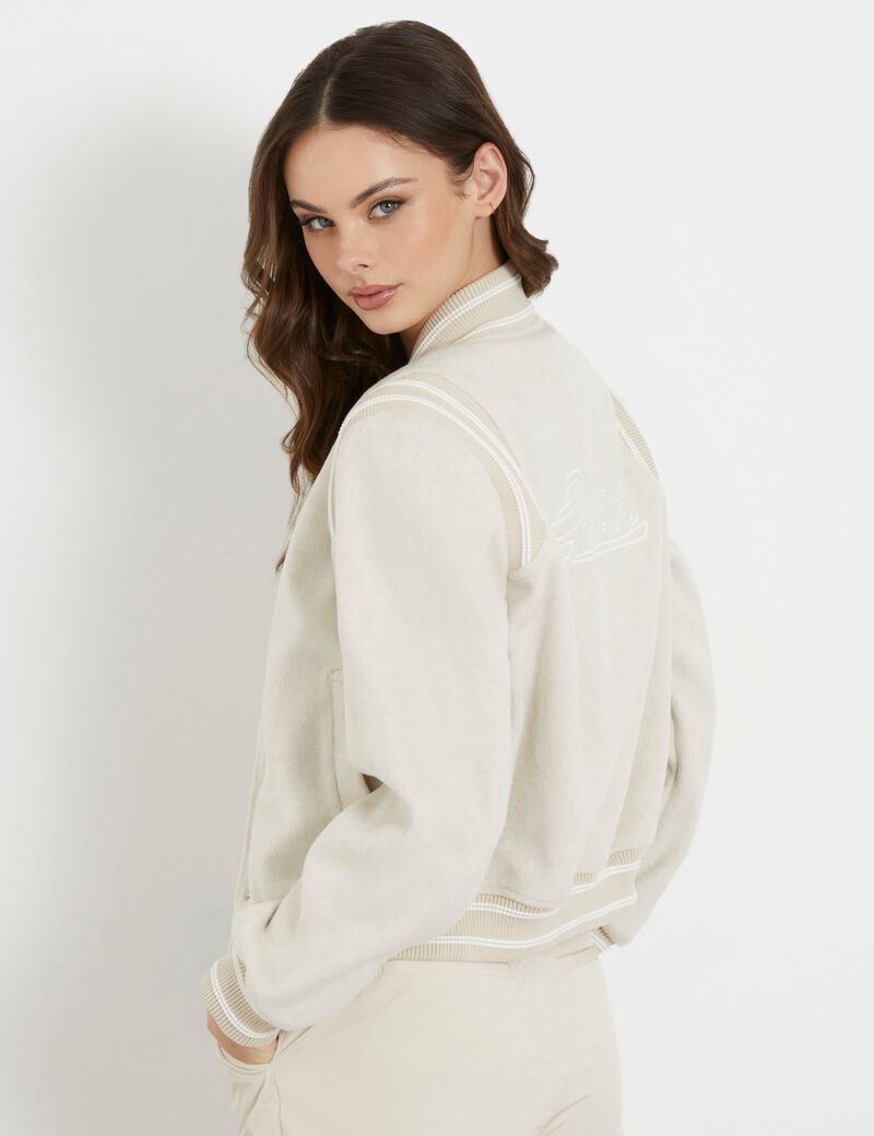 Back Logo Bomber Jacket