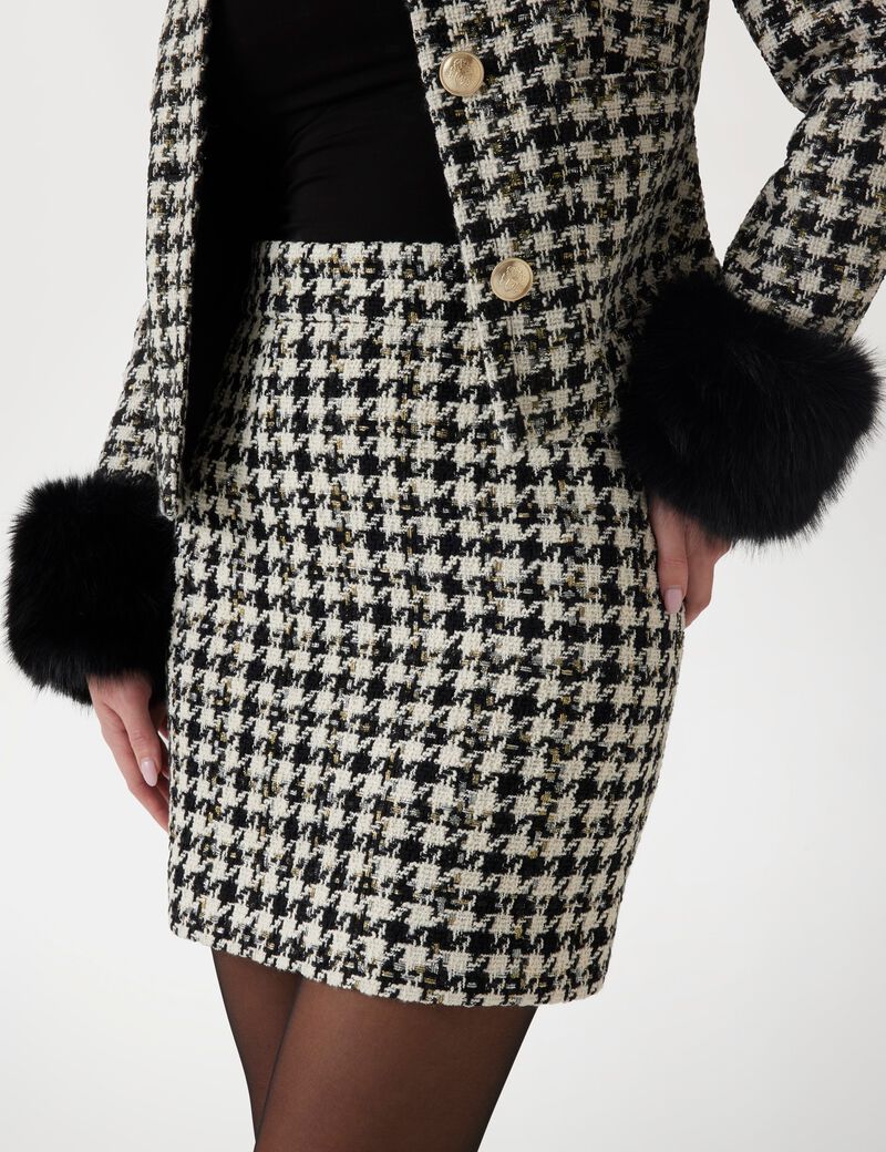 Marciano pied du paul mini skirt