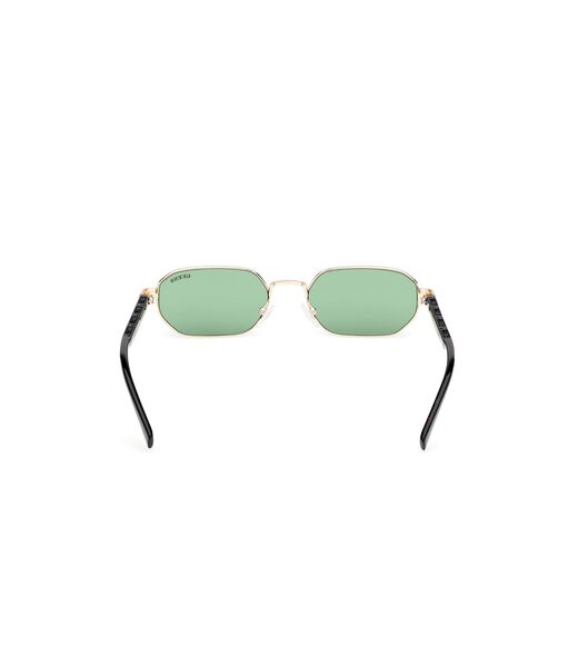 Geometric full rim sunglasses