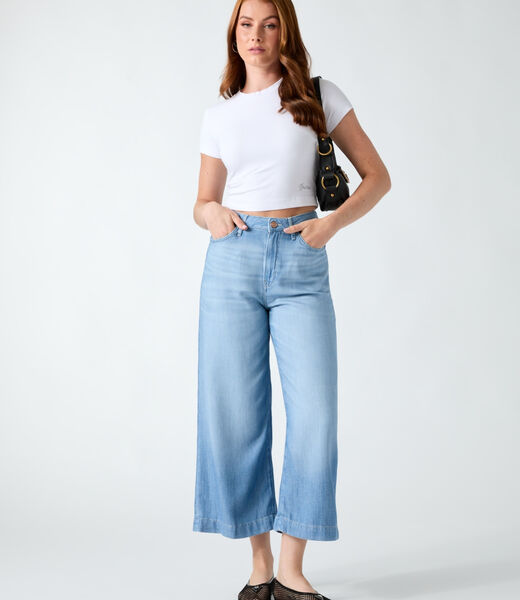 guess bellflower crop denim
