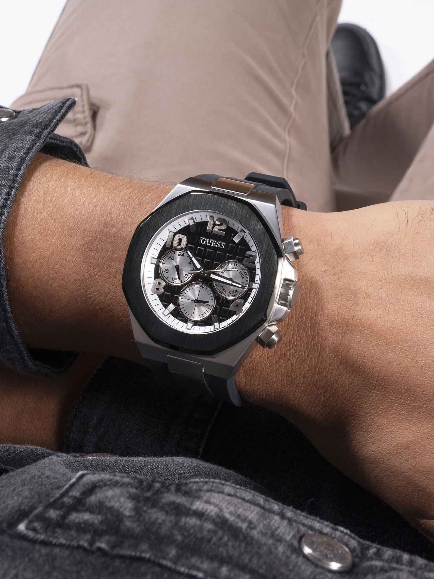 Guess black multifunction watch cheap
