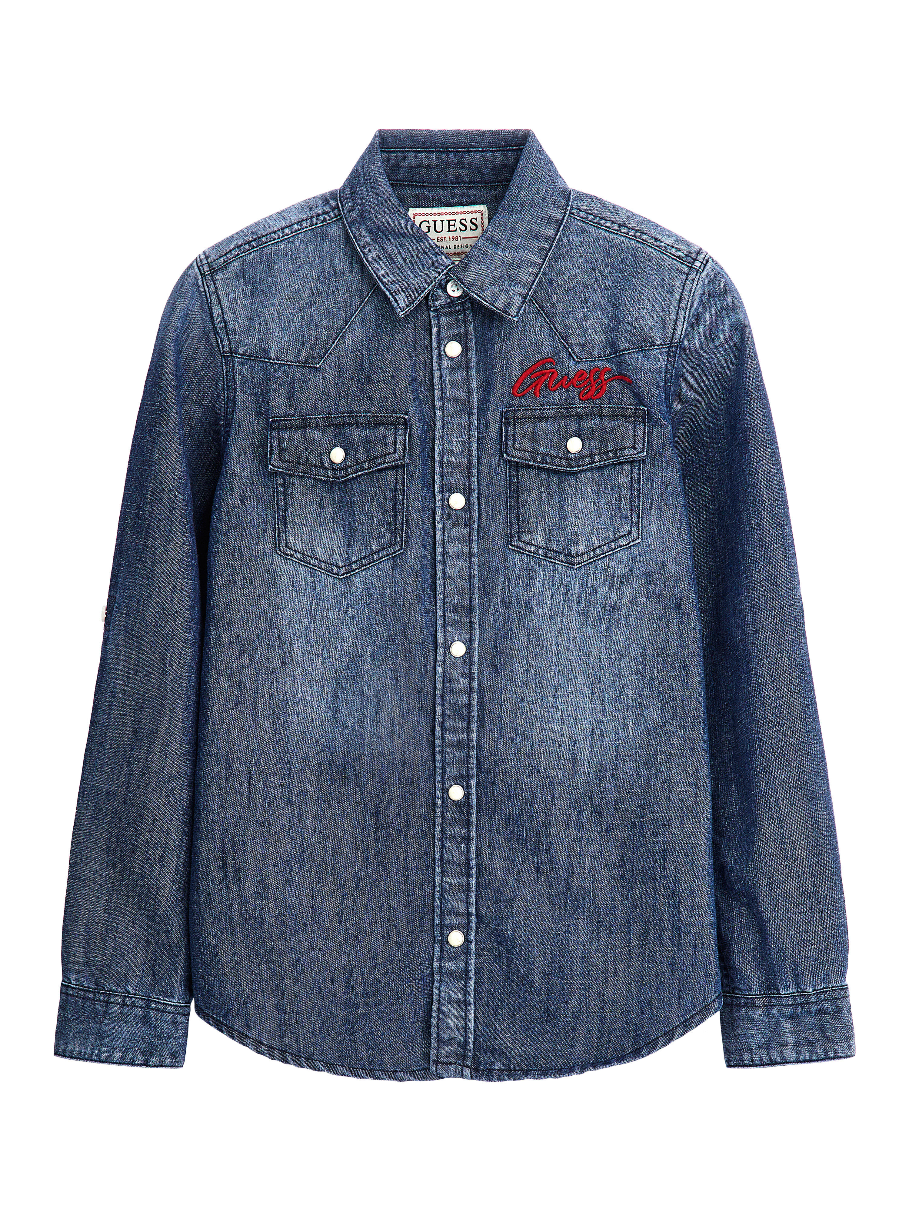 Denim Adj. Long Sleeve Shirt