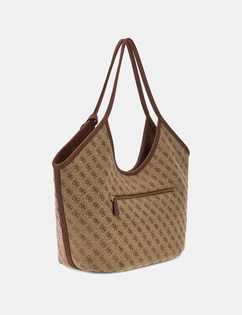 guess samantha logo tote bag