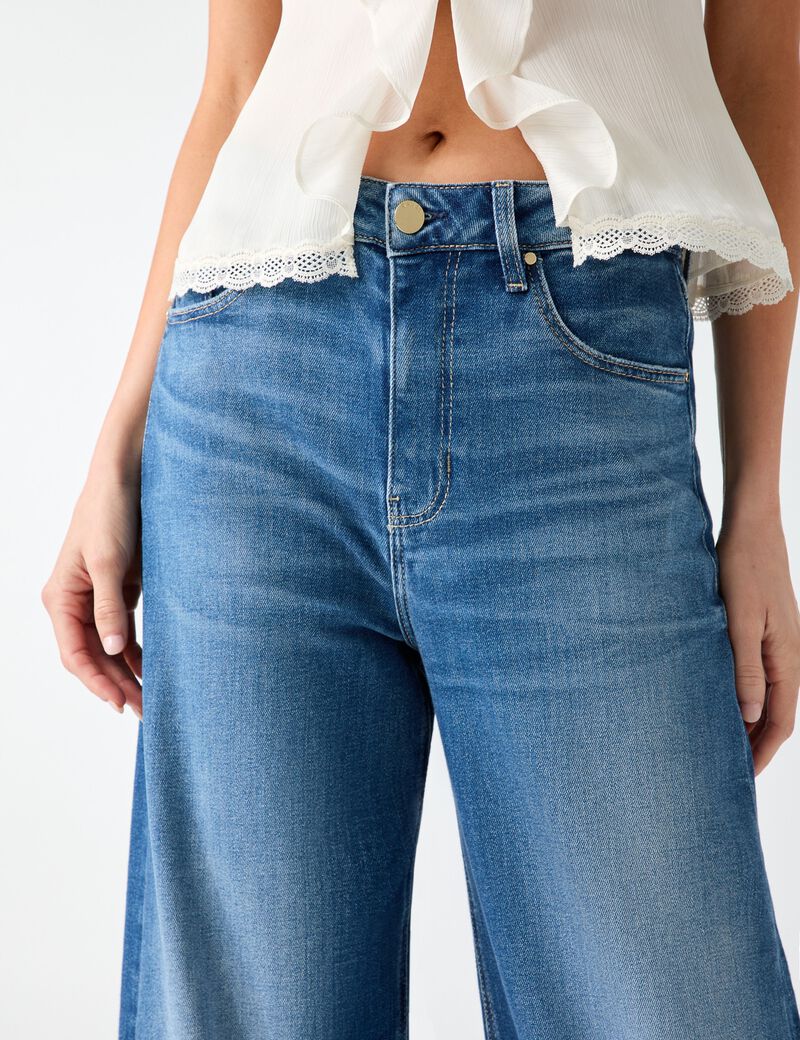 guess bellagio wide leg jeans
