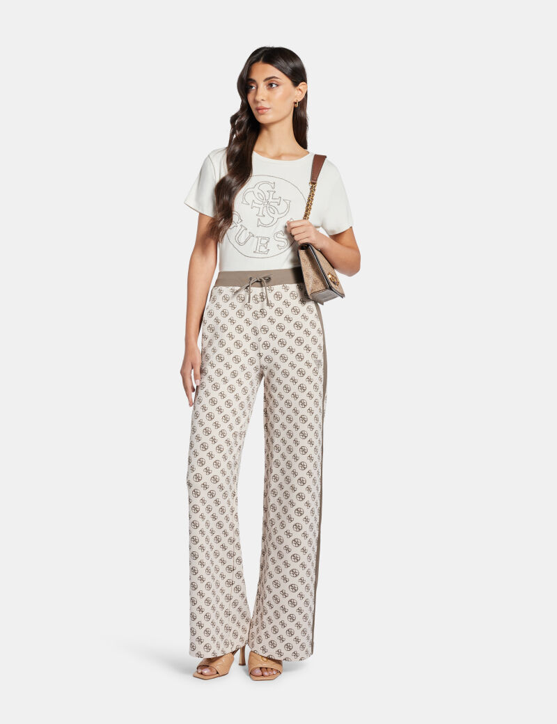 All Over 4G Logo Straight Pant