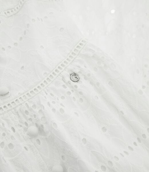 Long broderie anglaise dress