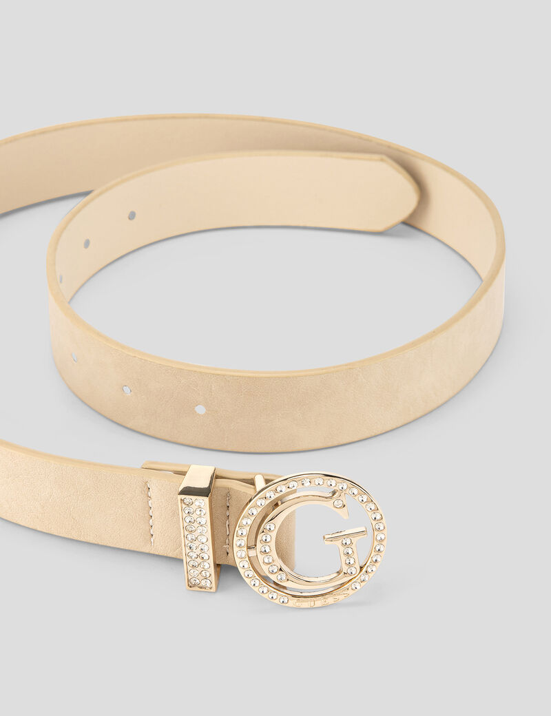 guess strass buckle belt