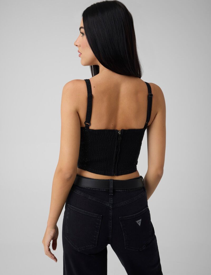 جيس denim bustier