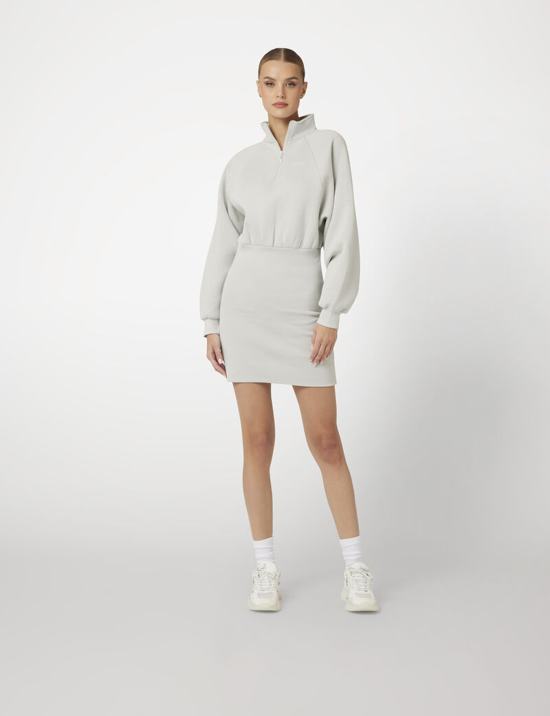 Zip mini dress