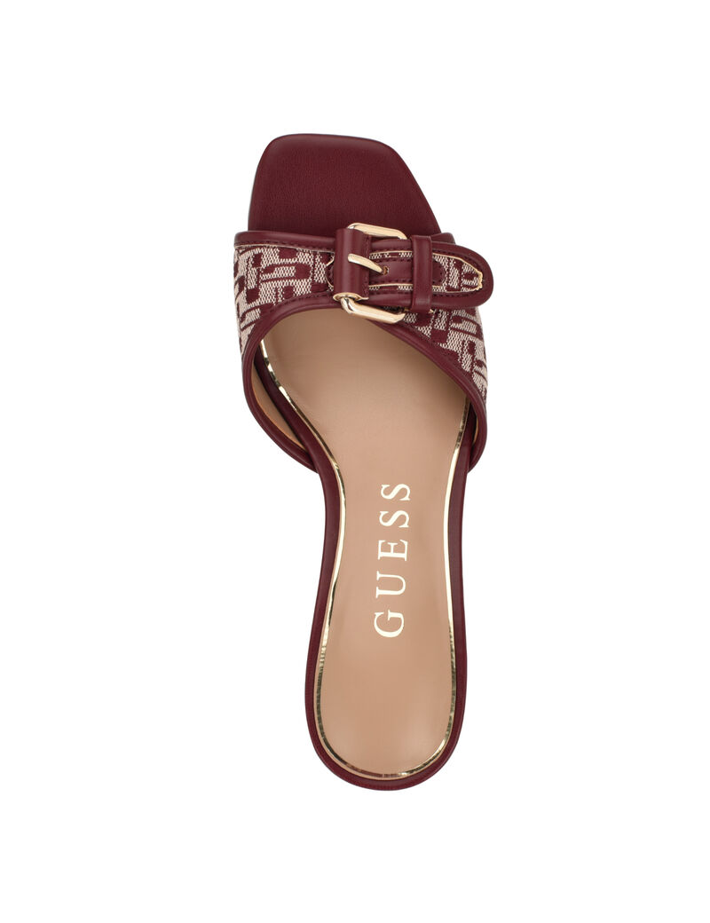 Dista Mid Heel Open Toe with Buckle Sandals 